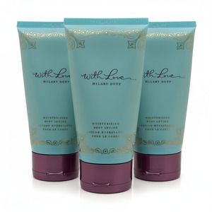 3 Pack Hilary Duff With Love Body Lotion - 5oz / 150ml *New without Box*